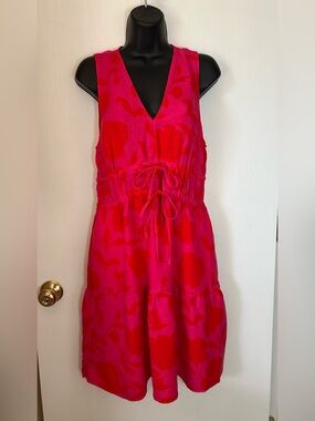 Kate Spade Sleeveless Pink and Red Dress Size Small